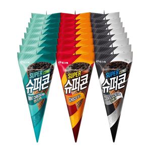 슈퍼콘 아이스크림 24개 / 초코 민트초코 쿠앤크