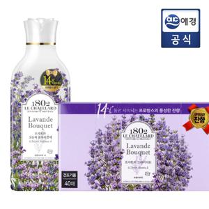 르샤트라 1802 섬유유연제  1L 용기 2개 드라이시트 40매 1개