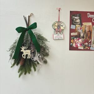 크리스마스 윈터 리스 가랜드 그린가든 Green Garden 루돌프 3종