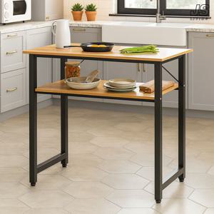 홈바 테이블 800 아일랜드 식탁 주방 보조 조리대 원목 사이드 선반 홈카페 밥솥 렌지대
