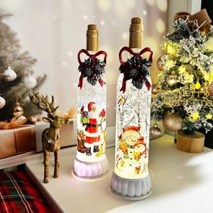 로맨틱 와인병 워터볼 오르골 스노우볼 와인조명 트리LED조명 크리스마스장식 무드등
