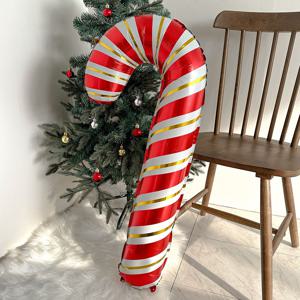 막대 사탕 풍선 대형 크리스마스 지팡이 홈 파티 데코 장식 소품 용품