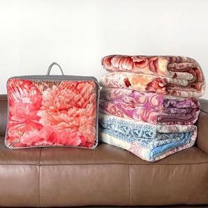 두꺼운 밍크담요 특대형 ( 부드러운 레트로 할머니담요 극세사 양면 겨울이불 블랭킷 )