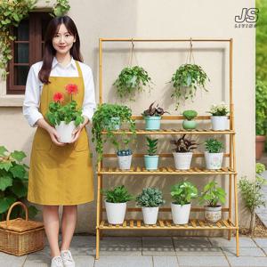 다육이 식물 화분대 스탠드 화분 받침대 우드 다이 걸이 선반 진열대 화분 정리대 원목