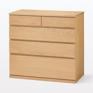 목제 체스트 4단 서랍장 떡갈나무