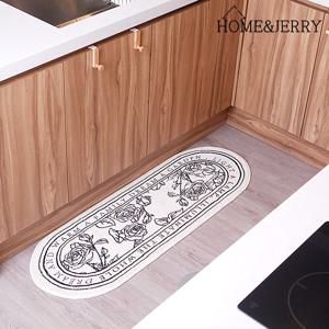 대형 발매트 주방 싱크대 욕실 현관 도어 침대 침실 롱러그 2colors