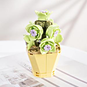 호환블럭 꽃블럭 미니다육그린꽃 (JK2710-1)