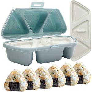 오니기리 삼각김밥틀 6구 주먹밥 키트+도시락통 사용 K721