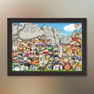 짱구는 못말려 짱구 랜드 퍼즐+액자 세트 1000피스