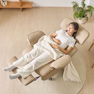 아르고밀러 퍼스트랩 천연가죽 무중력 침대형 전동리클라이너 사장님 임원 사무용 중역 의자