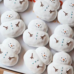 크리스마스 선물, 연말선물 눈사람  차량용 석고방향제