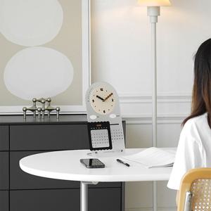 [해외] 모던 심플 3in1 탁상시케 만년 달력 거실 포인트 시계 인테리어소품 집들이 선물