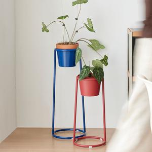 [해외] 감성 모던 철제 인테리어 화분받침대 화분 진열대 식물선반 3colors 2size