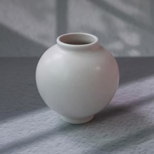 이천 수공예 달항아리 백자 도자기 화병 단지 미니 장독 소금항아리 오브제 인테리어