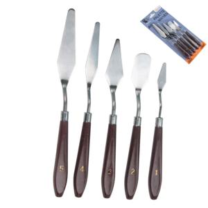미술용품 페인팅 스파츌라 아크릴 물감 유화 아트 나이프 5개 세트