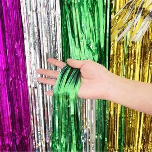 생일 파티 배경장식 파티커튼 은박수술 포토존 벽장식 꾸미기