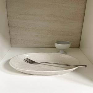 모테이아 도자기 타원 샐러드접시 카레그릇 파스타 플레이트