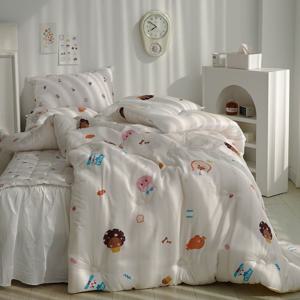 브레드이발소 항균 텐셀 밀크 모달 100% 차렵이불 알러지케어 사계절침구 SS