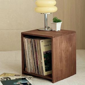 원목 LP수납장 턴테이블선반 협탁형