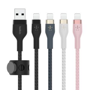 프로 플렉스 USB A to 라이트닝 아이폰 고속 충전 케이블 1M CAA010bt1M