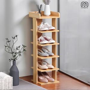 로사 현관 신발장 틈새 신발 정리대 거치대 선반 원목 정리함 슈즈렉 슬림 수납장