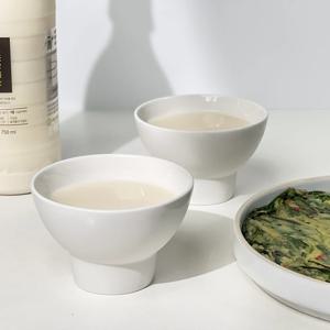 1+1 도자기 막걸리잔 아이스크림잔 그릭요거트볼