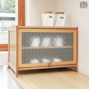 해리슨 원목 그릇장 찬장 컵 정리대 주방 수납장 식탁 빵보관함 미니 홈카페