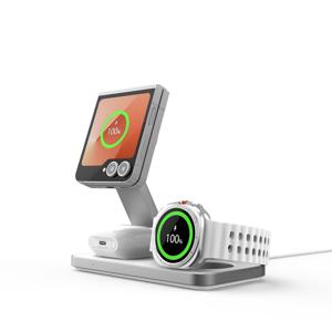 3in1 맥세이프 무선충전기 갤럭시워치7 갤럭시 폴드 z플립 호환 HANDS7(S)