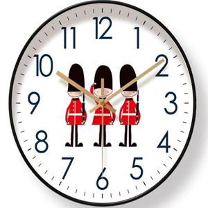 신상입고 영국 인테리어 무소음벽시계  아이방 무소음 벽시계 캐릭터 무소음 시계