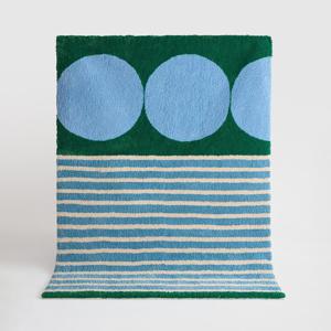 BWTZ 푹신한 롱파일 자카드 러그 거실러그 카페트 윈드하프도트 150x200