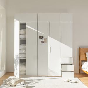 퓨어 시스템 수납 행거 터치/손잡이 옷장 800 시리즈