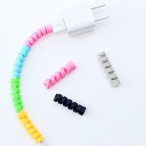 휴대폰 충전기 케이블 선 보호 감개 바이트 보호캡 단선방지 스프링