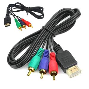 HDMI to RCA 케이블 변환젠더 유선스피커 다기능 변환 1M