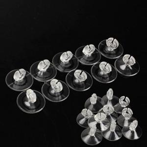 수족관 어항 펌프 산소 튜브 고정 투명 미니 큐방 홀더 10개