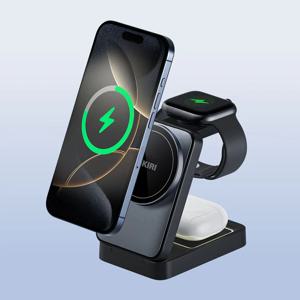 코끼리 폴딩 맥세이프 호환 3in1 고속 무선충전기 갤럭시 애플 워치 호환 마그네틱 거치대
