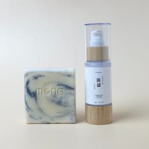 강아지 발바닥 보습제 발밤 산책 비누 세척 샴푸바 발사탕 풋 집중 케어 2종 세트