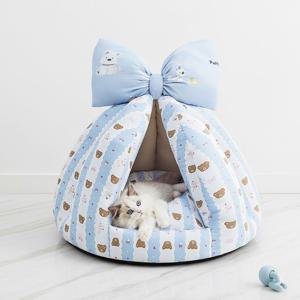 퍼핑리본 고양이집 강아지하우스