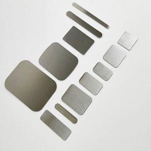 초강력 접착식 철판 미니 사각 슬림 자석 부착용 금속판 스티커