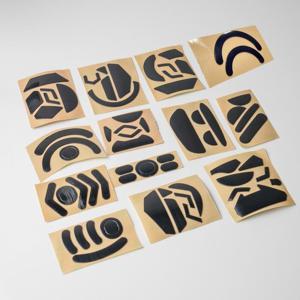 게이밍 마우스 피트 보호필름 블랙 그립 그라인딩텍 스티커