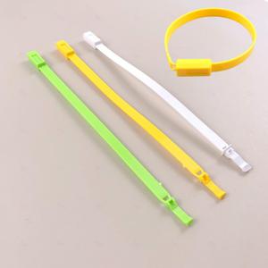 일회용 플라스틱 도난방지 네임택 씰밴드 버클 케이블타이 스트랩