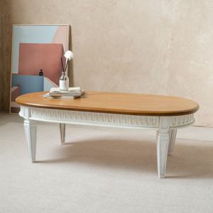 데이지 프렌치 엔틱 거실 원목 탁자 소파 테이블