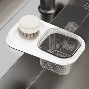 1+1 싱크대 음식물 거름망 음식 쓰레기 탈수기 물빠짐 흡착식