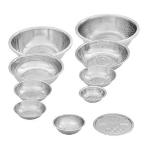 킹스텐 대야 10종세트 대야 채칼판 채반 믹싱볼 강판 슬라이서