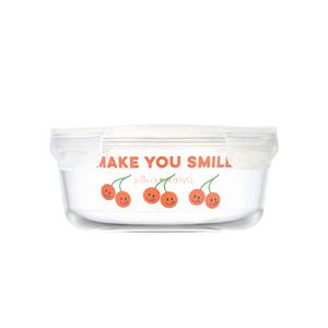 파이렉스 노티드2 4면 밀폐용기 원형 960ml