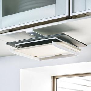 싱크대 상부장 고정형 도마 꽂이 보관 쟁반 트레이 거치대 걸이