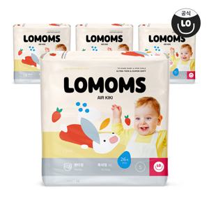 에어키키 풀커버 팬티기저귀 5단계(XL) 26매x4팩