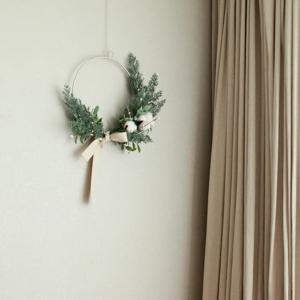 메탈링 목화 조화리스