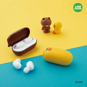 TWS 무선 블루투스이어폰 라인팟 브라운/ IPX 방수등급 12시간연속재생