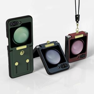 갤럭시 z플립5 드레시+넥클리스 스트랩 핸드폰 케이스