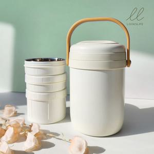 감성 3단 보온도시락 전자레인지 스텐 도시락통